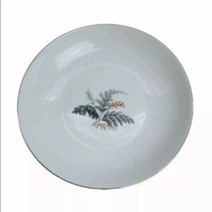 Sone China Japan Salad Bowl 7535 Replacement Blue Red Beige Leaves 7 3/4"